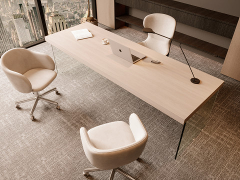 Office interior design 3D मॉडल