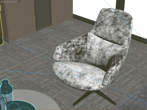 Office interior design 3D मॉडल