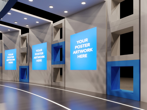 Stand Pameran Model 3D