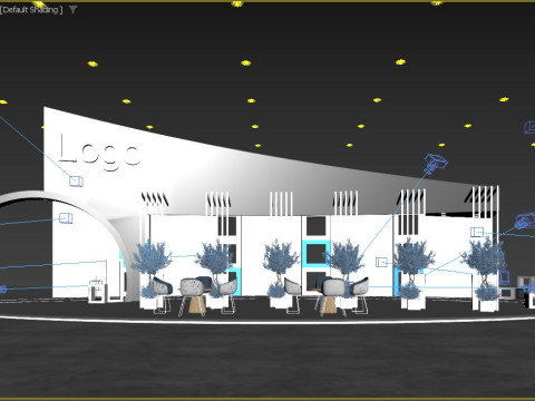 Stand Pameran Model 3D