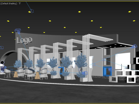 Stand Pameran Model 3D