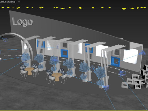 Stand Pameran Model 3D