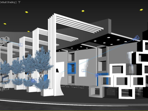 Stand Pameran Model 3D