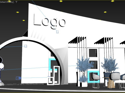 Stand Pameran Model 3D