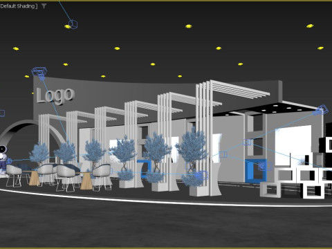 Stand Pameran Model 3D