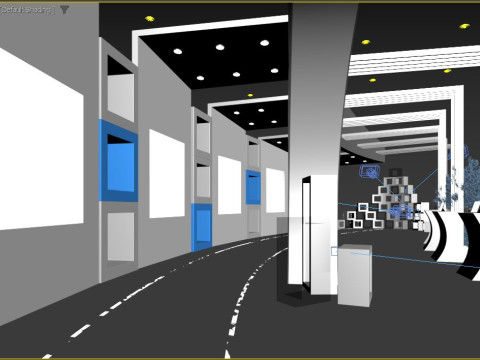 Stand Pameran Model 3D