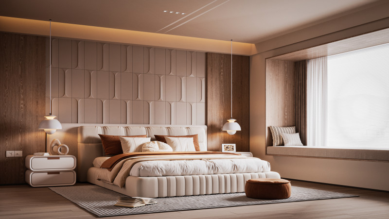 Bed Room Modèle 3D .c4d .max .obj .3ds .fbx .stl .blend