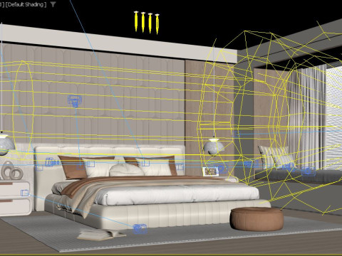 Bed Room Modèle 3D