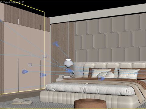 Bed Room Modèle 3D