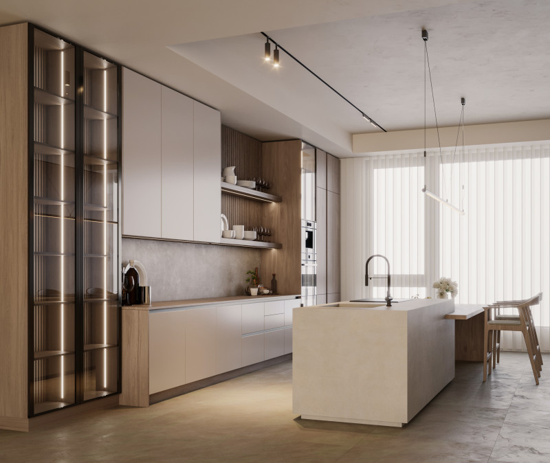 Cucina moderna Modello 3D .c4d .max .obj .3ds .fbx .stl .blend 