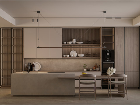 Cucina moderna Modello 3D