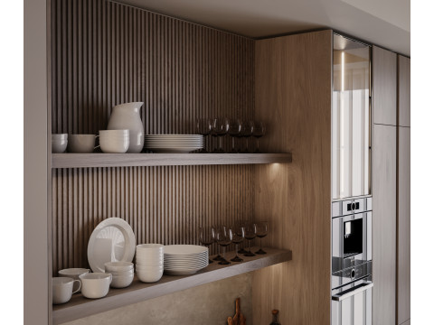 Cucina moderna Modello 3D