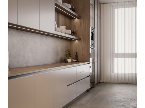 Cucina moderna Modello 3D