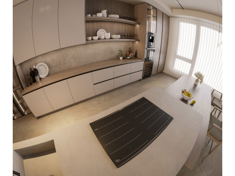 Cucina moderna Modello 3D