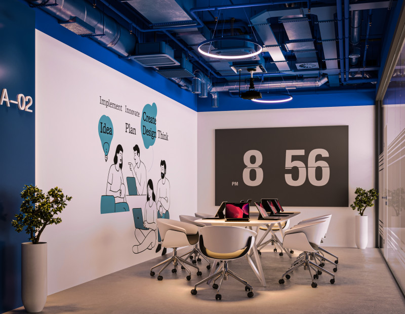 オフィスの会議室 3Dモデル .c4d .max .obj .3ds .fbx .stl .blend