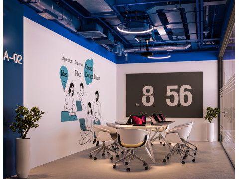 Офісна переговорна кімната 3D Модель