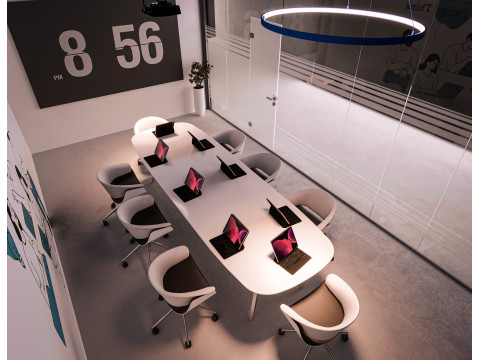 オフィスの会議室 3Dモデル