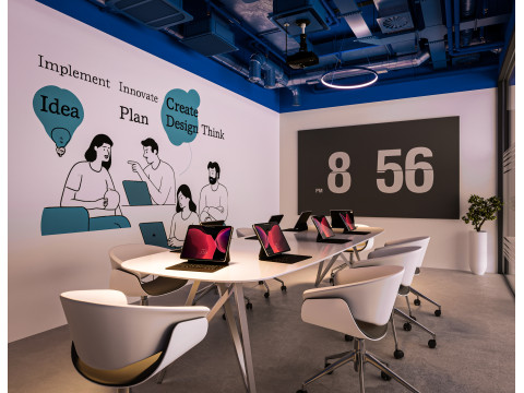 オフィスの会議室 3Dモデル