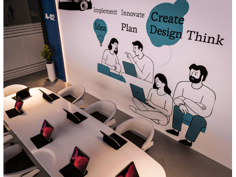 オフィスの会議室 3Dモデル