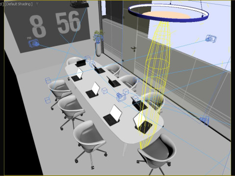 オフィスの会議室 3Dモデル