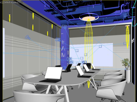 オフィスの会議室 3Dモデル