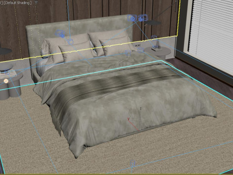 Camera da letto Modello 3D