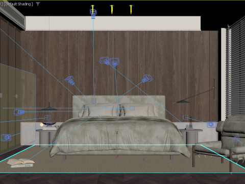 Camera da letto Modello 3D