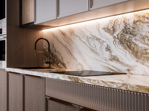 Сучасна кухня 3D Модель