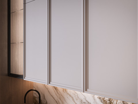 Сучасна кухня 3D Модель