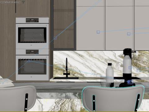 Сучасна кухня 3D Модель