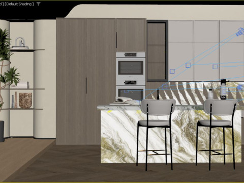 Сучасна кухня 3D Модель