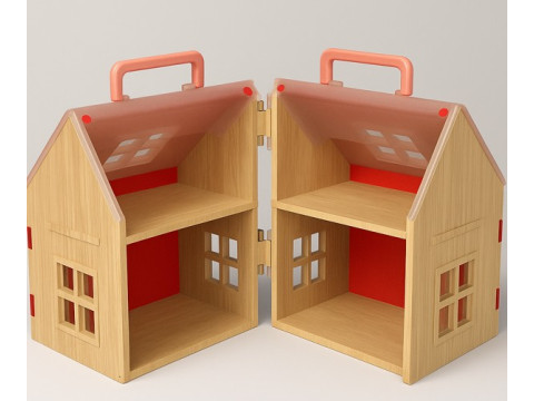 PORTABLE DOLLHOUSE Modello di stampa 3D