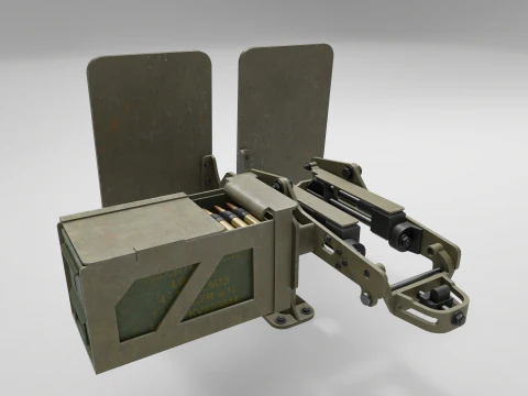Browning M2 3D Model