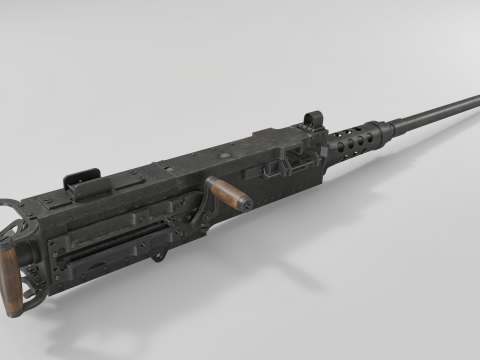 Browning M2 3D मॉडल