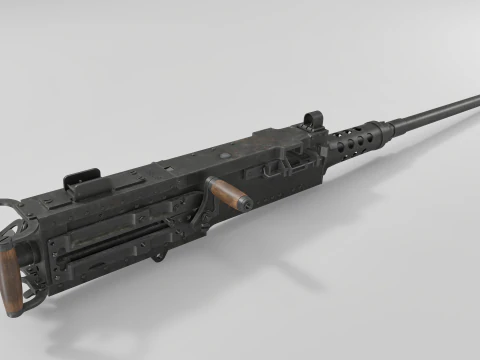 Browning M2 3D Model
