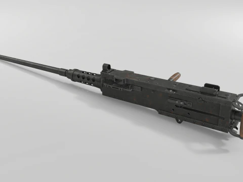 Browning M2 3D Model