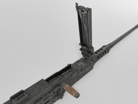 Browning M2 3D मॉडल
