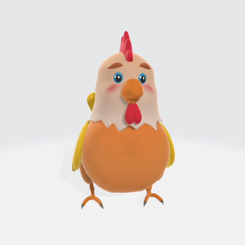 HEN 3D मॉडल .c4d .max .obj .3ds .fbx .stl .blend