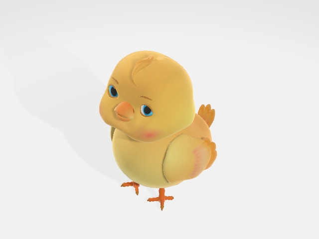 CHICK 3D मॉडल .c4d .max .obj .3ds .fbx .stl .blend