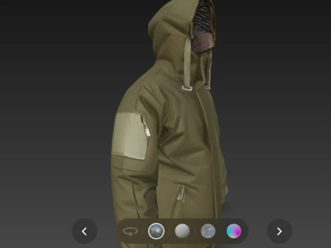 tactical military clothing 3D Model