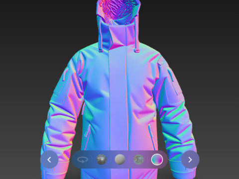 tactical military clothing 3D 모델