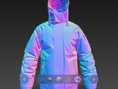 tactical military clothing 3D Model