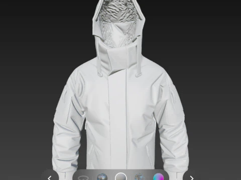 tactical military clothing 3D Model