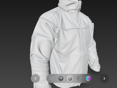 tactical military clothing 3D 모델