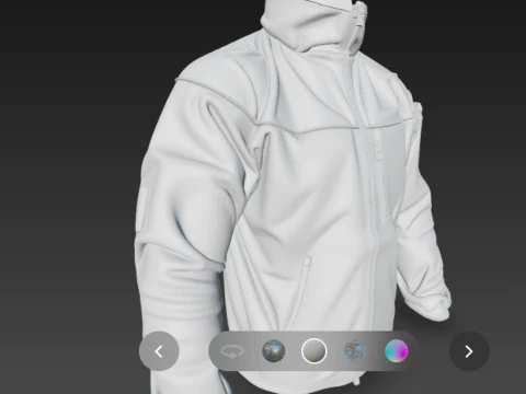 tactical military clothing 3D Model
