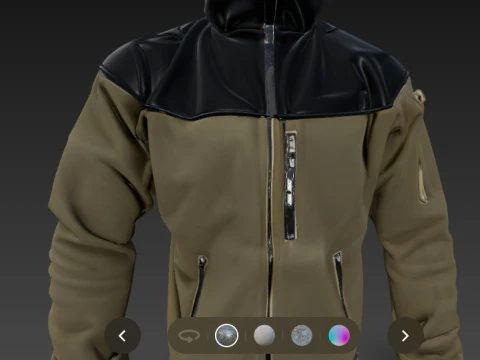 tactical military clothing 3D Model