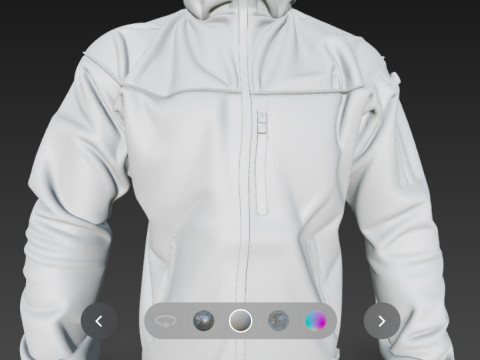 tactical military clothing 3D 모델