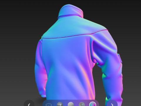 tactical military clothing 3D 모델