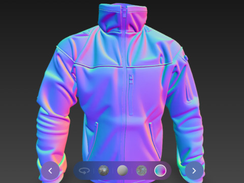 tactical military clothing 3D 모델
