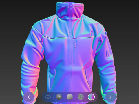 tactical military clothing 3D Model